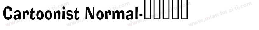 Cartoonist Normal字体转换